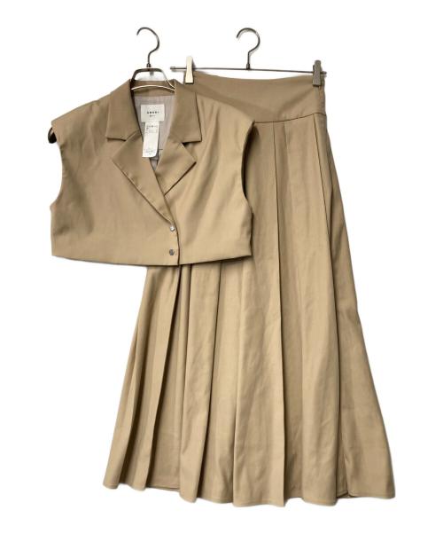 Ameri（アメリ）Ameri (アメリ) MANY WAY SHORT JACKET WITH SKIRT ベージュ サイズ:S 未使用品の古着・服飾アイテム