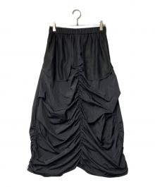 BASE CALM（ベースカルム）の古着「Gather Skirt」｜ブラック
