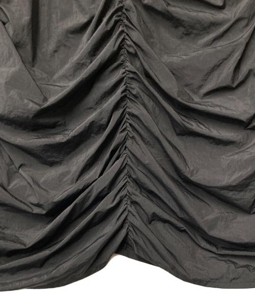 BASE CALM（ベースカルム）BASE CALM (ベースカルム) Gather Skirt ブラック サイズ:1の古着・服飾アイテム