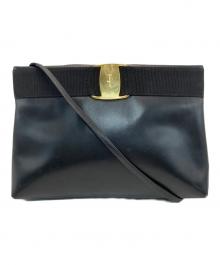 Salvatore Ferragamo（サルヴァトーレ フェラガモ）の古着「ショルダーバッグ」｜ブラック