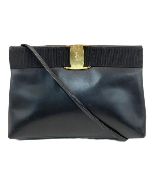 Salvatore Ferragamo（サルヴァトーレ フェラガモ）Salvatore Ferragamo (サルヴァトーレ フェラガモ) ショルダーバッグ ブラックの古着・服飾アイテム
