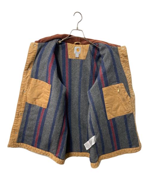 CarHartt（カーハート）CarHartt (カーハート) ダックチョアコート ジャケット ブラウン サイズ:Mの古着・服飾アイテム