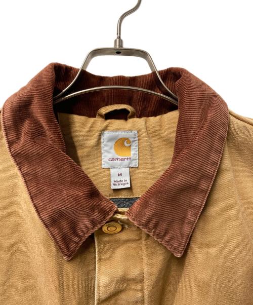 CarHartt（カーハート）CarHartt (カーハート) ダックチョアコート ジャケット ブラウン サイズ:Mの古着・服飾アイテム