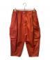 TIGHTBOOTH PRODUCTION（タイトブースプロダクション）の古着「SEERSUCKER BALLOON PANTS」｜オレンジ
