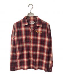 Hysteric Glamour（ヒステリックグラマー）の古着「オンブレチェックシャツ」｜レッド