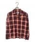 Hysteric Glamour（ヒステリックグラマー）の古着「オンブレチェックシャツ」｜レッド