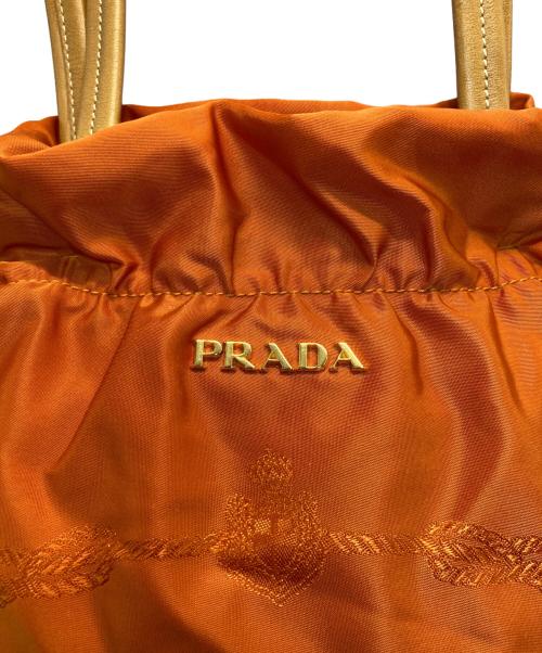 PRADA（プラダ）PRADA (プラダ) トートバッグ オレンジの古着・服飾アイテム