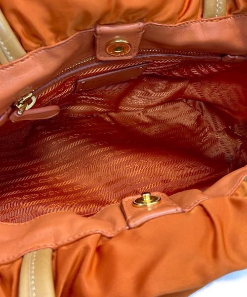 PRADA（プラダ）PRADA (プラダ) トートバッグ オレンジの古着・服飾アイテム