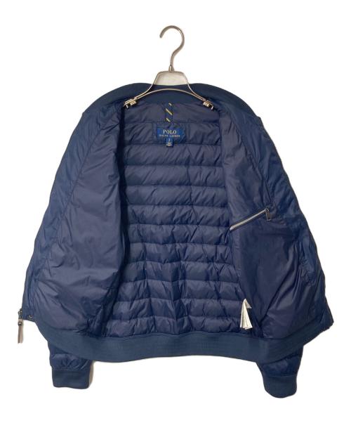 POLO RALPH LAUREN（ポロ・ラルフローレン）POLO RALPH LAUREN (ポロ・ラルフローレン) MA-1ダウンジャケット ネイビー サイズ:Sの古着・服飾アイテム