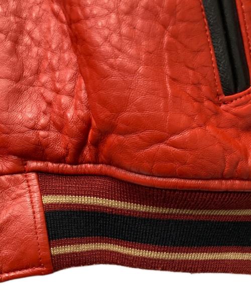INDIAN MOTORCYCLE（インディアンモーターサイクル）INDIAN MOTORCYCLE (インディアンモーターサイクル) レザージャケット レッド×ブラック サイズ:36の古着・服飾アイテム