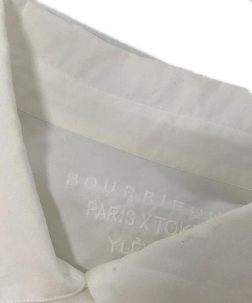 YLEVE（イレーヴ）YLEVE (イレーヴ) BOURRIENNE (ブリエンヌ) コットンタイプライター ポンチョ シャツ ホワイト サイズ:1の古着・服飾アイテム