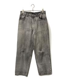 YLEVE（イレーヴ）の古着「13.5oz DENIM BAGGY FADE」｜グレー