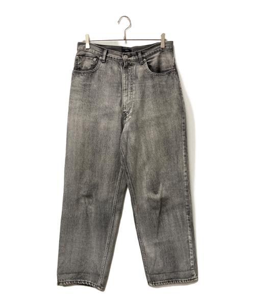 YLEVE（イレーヴ）YLEVE (イレーヴ) 13.5oz DENIM BAGGY FADE グレー サイズ:4の古着・服飾アイテム