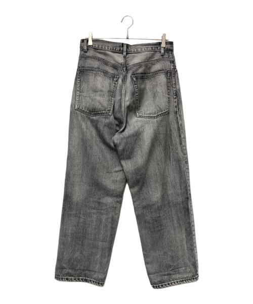 YLEVE（イレーヴ）YLEVE (イレーヴ) 13.5oz DENIM BAGGY FADE グレー サイズ:4の古着・服飾アイテム
