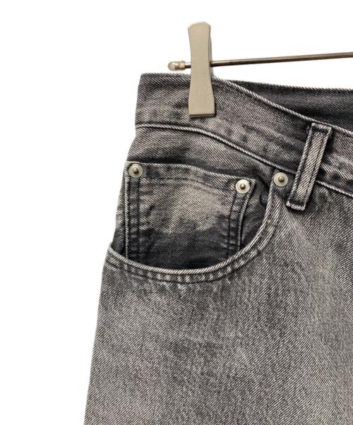 YLEVE（イレーヴ）YLEVE (イレーヴ) 13.5oz DENIM BAGGY FADE グレー サイズ:4の古着・服飾アイテム