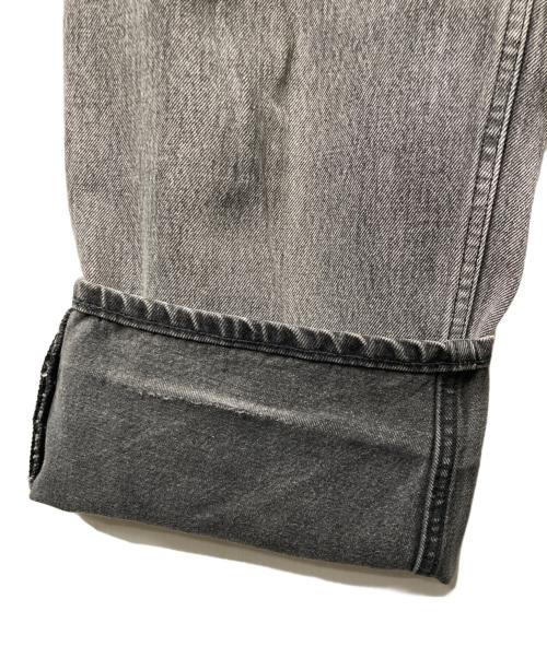 YLEVE（イレーヴ）YLEVE (イレーヴ) 13.5oz DENIM BAGGY FADE グレー サイズ:4の古着・服飾アイテム
