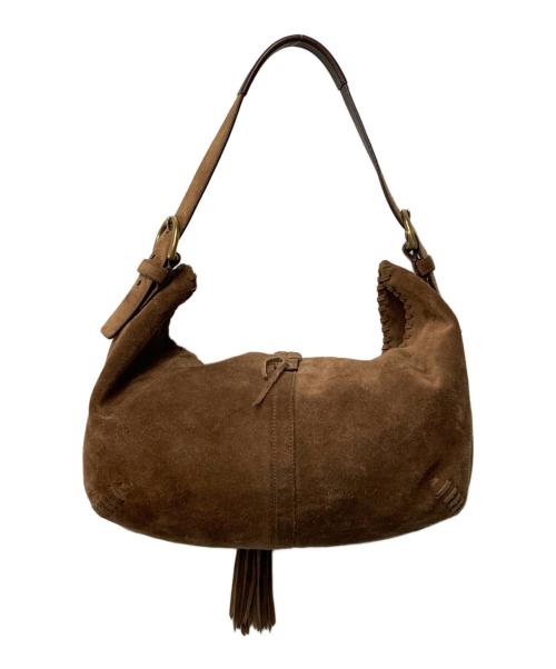 COACH（コーチ）COACH (コーチ) スエードショルダーバッグ ブラウンの古着・服飾アイテム