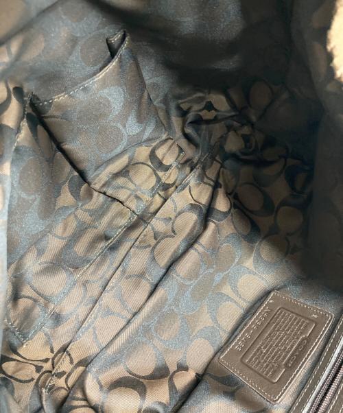 COACH（コーチ）COACH (コーチ) スエードショルダーバッグ ブラウンの古着・服飾アイテム