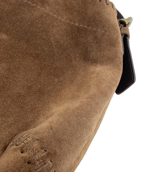 COACH（コーチ）COACH (コーチ) スエードショルダーバッグ ブラウンの古着・服飾アイテム