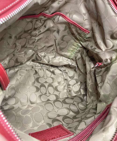 COACH（コーチ）COACH (コーチ) ワンショルダーバッグ レッドの古着・服飾アイテム
