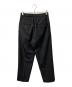 ATON (エイトン) WOOL TROPICAL WIDE EASY PANTS ブラック サイズ:04：14000円