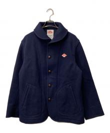 DANTON（ダントン）の古着「ウールモッサ シングルジャケット」｜ネイビー