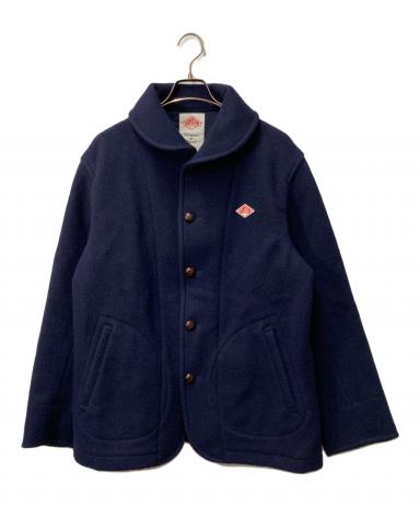 DANTON 　ダントン ウールモッサジャケットネイビー サイズ38 中古・古着通販】DANTON (ダントン) ウールモッサ シングルジャケット