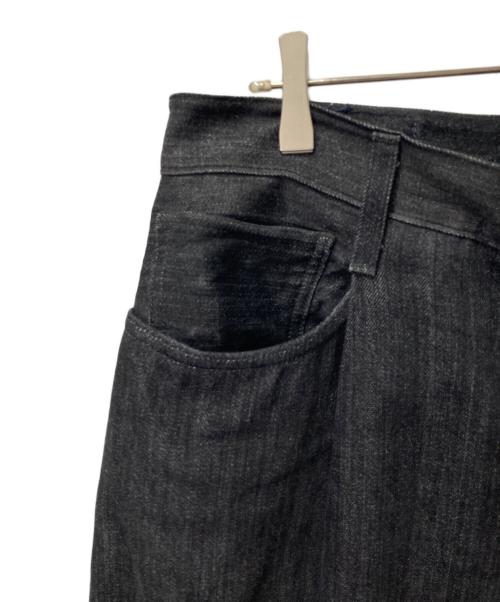 LEVI'S（リーバイス）LEVI'S (リーバイス) ワイドプリーツ CROP ジーンズ ブラック サイズ:34/28の古着・服飾アイテム