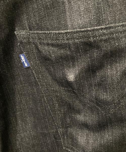 LEVI'S（リーバイス）LEVI'S (リーバイス) ワイドプリーツ CROP ジーンズ ブラック サイズ:34/28の古着・服飾アイテム