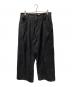 LEVI'S（リーバイス）の古着「ワイドプリーツ CROP ジーンズ」｜ブラック