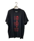 MM6 Maison Margielaエムエムシックスメゾンマルジェラ）の古着「Basic Jersey T-Shirt」｜ブラック