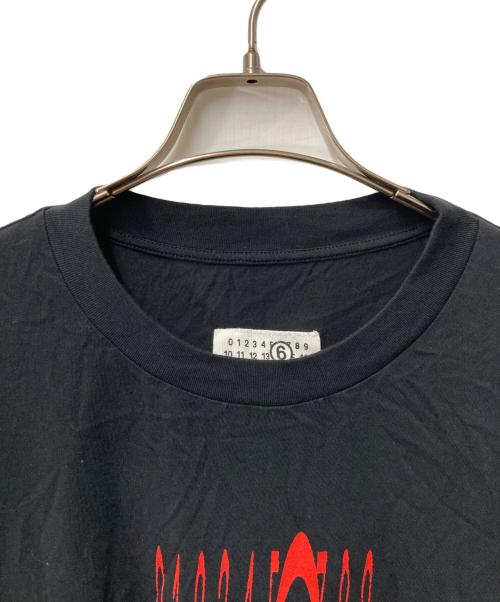 MM6 Maison Margiela（エムエムシックスメゾンマルジェラ）MM6 Maison Margiela (エムエムシックスメゾンマルジェラ) Basic Jersey T-Shirt ブラック サイズ:Mの古着・服飾アイテム