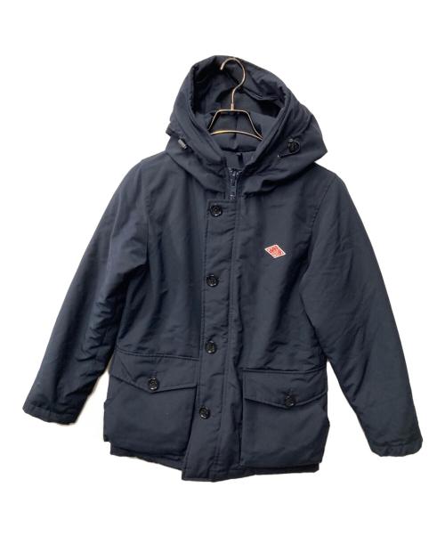 DANTON（ダントン）DANTON (ダントン) ファー付きフードミドル丈ダウンジャケット ネイビー サイズ:34の古着・服飾アイテム