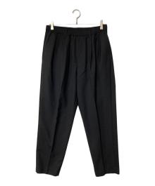 N.HOOLYWOOD（エヌ ハリウッド）の古着「WIDE TAPERD EASY SLACKS」｜ブラック