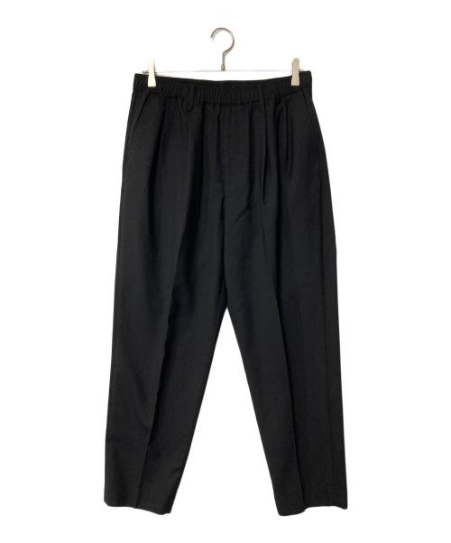 N.HOOLYWOOD（エヌ ハリウッド）N.HOOLYWOOD (エヌ ハリウッド) WIDE TAPERD EASY SLACKS ブラック サイズ:38の古着・服飾アイテム