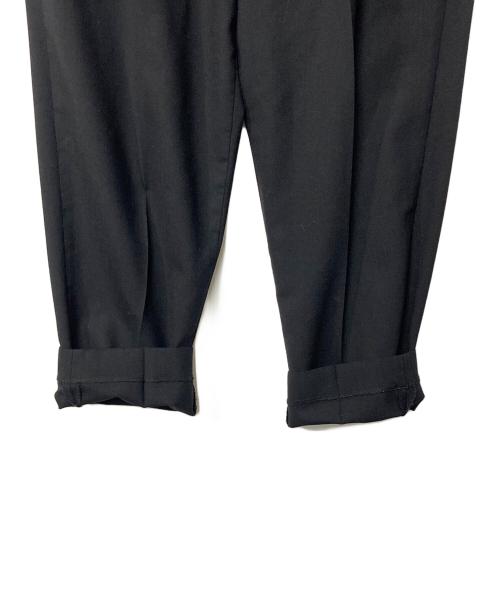 N.HOOLYWOOD（エヌ ハリウッド）N.HOOLYWOOD (エヌ ハリウッド) WIDE TAPERD EASY SLACKS ブラック サイズ:38の古着・服飾アイテム