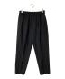 N.HOOLYWOOD（エヌ ハリウッド）の古着「WIDE TAPERD EASY SLACKS」｜ブラック