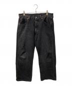 LEVI'Sリーバイス）の古着「501 LOOSE デニムパンツ」｜ブラック