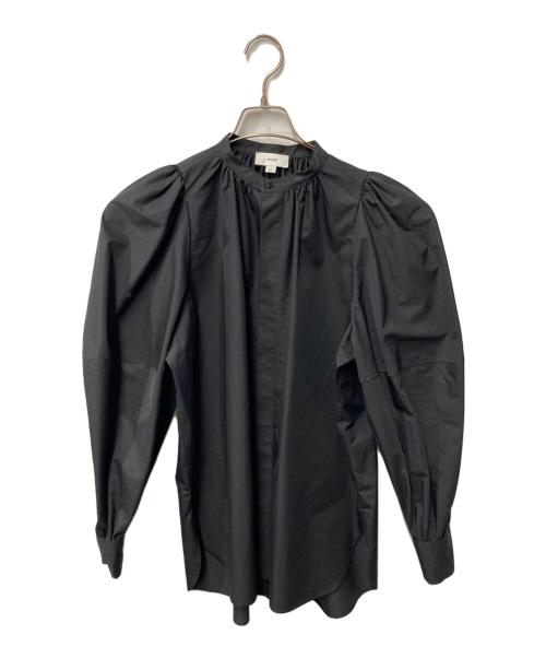 HYKE（ハイク）HYKE (ハイク) T/C BALLOON SLEEVE SHIRT ブラック サイズ:1の古着・服飾アイテム