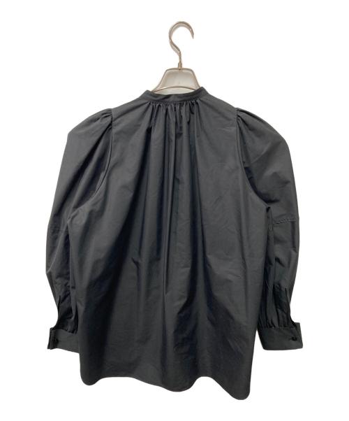 HYKE（ハイク）HYKE (ハイク) T/C BALLOON SLEEVE SHIRT ブラック サイズ:1の古着・服飾アイテム