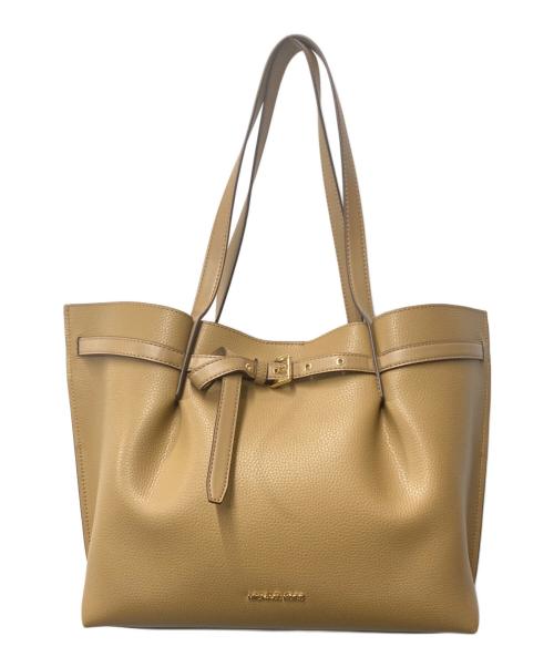 MICHAEL KORS（マイケルコース）MICHAEL KORS (マイケルコース) EMILIAラージ トートバッグ ベージュの古着・服飾アイテム