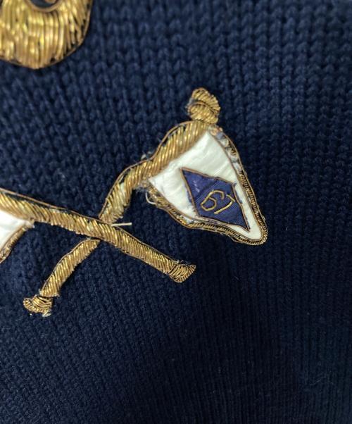POLO RALPH LAUREN（ポロ・ラルフローレン）POLO RALPH LAUREN (ポロ・ラルフローレン) ハイネックニット ネイビー サイズ:XSの古着・服飾アイテム
