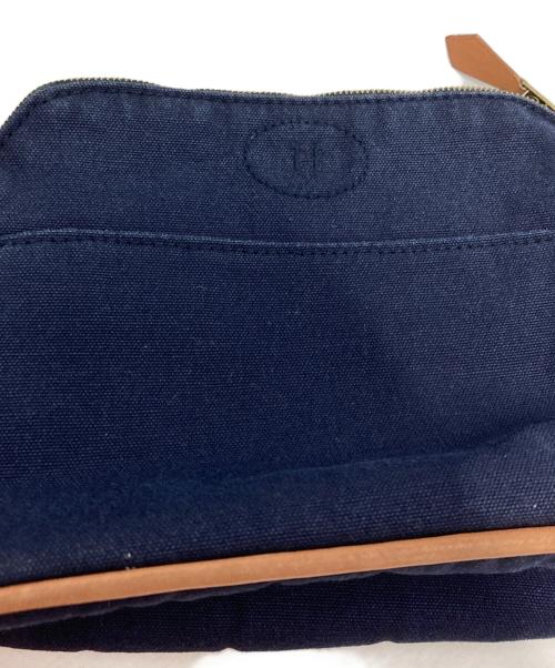 HERMES（エルメス）HERMES (エルメス) ボリードポーチ20 ネイビーの古着・服飾アイテム