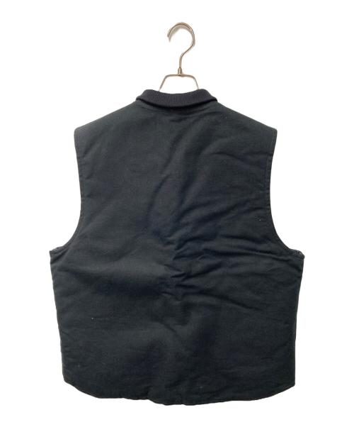 CarHartt（カーハート）CarHartt (カーハート) ダック ワークベスト ブラック サイズ:Lの古着・服飾アイテム