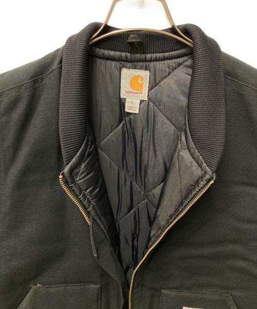 CarHartt（カーハート）CarHartt (カーハート) ダック ワークベスト ブラック サイズ:Lの古着・服飾アイテム