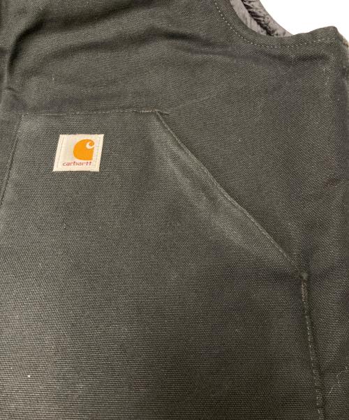 CarHartt（カーハート）CarHartt (カーハート) ダック ワークベスト ブラック サイズ:Lの古着・服飾アイテム