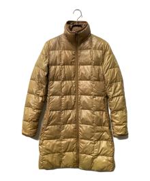 MONCLER（モンクレール）の古着「リバーシブルロングダウンジャケット」｜ベージュ