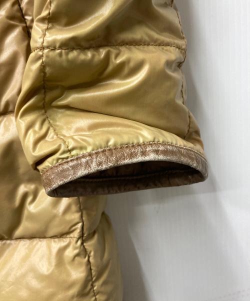 MONCLER（モンクレール）MONCLER (モンクレール) リバーシブルロングダウンジャケット ベージュ サイズ:00の古着・服飾アイテム
