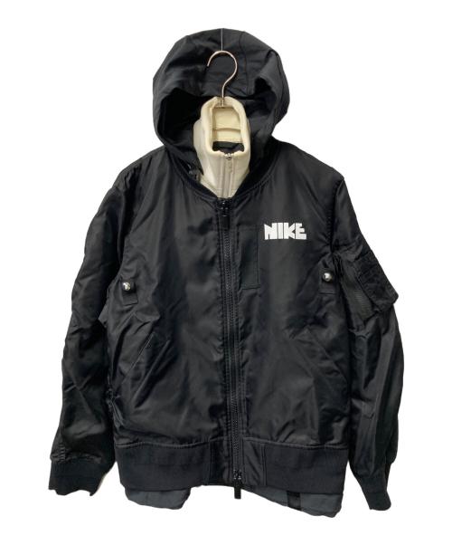 sacai（サカイ）sacai (サカイ) NIKE (ナイキ) NRG LAYERED JKT ブラック サイズ:Ｍの古着・服飾アイテム