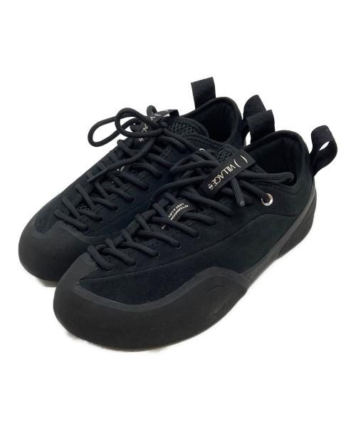 VILLAGE PM（ヴィレッジピーエム）VILLAGE PM (ヴィレッジピーエム) VILLAGE1PM ローカットスニーカー ブラック サイズ:USM 8 / UK 9.5 / 26cmの古着・服飾アイテム